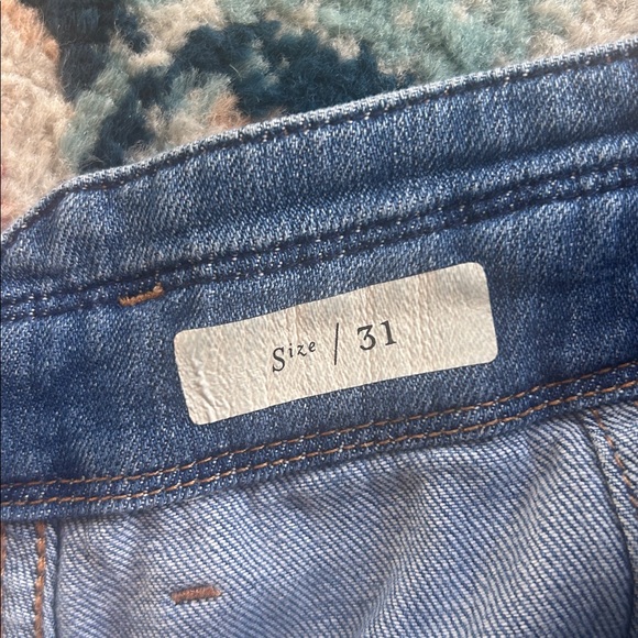 Anthropologie Pilcro High Rise Patchwork Boyfriend Jeans, size 31 - Picture 5 of 6